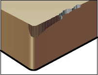 Fresatura: scheggiatura