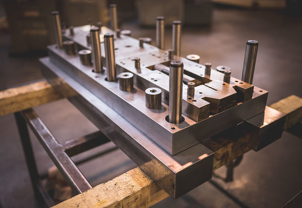 Stampo progressivo per acciaio inox